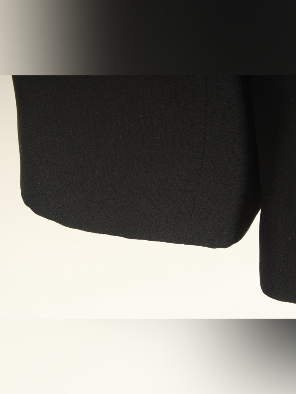 Tahari Arthur S Levine Women’s Blazer 14 Black Long Sleeve Open Lined - Picture 4 of 6